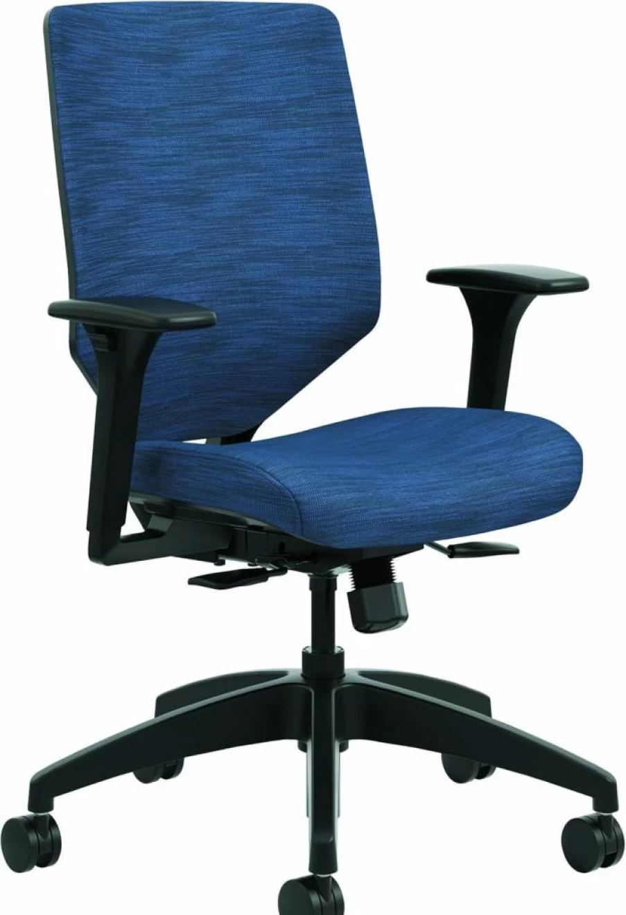 HON SVSM1ALC10T Solve Series Mesh Back Task Stool with Adjustable Height, Black Ink