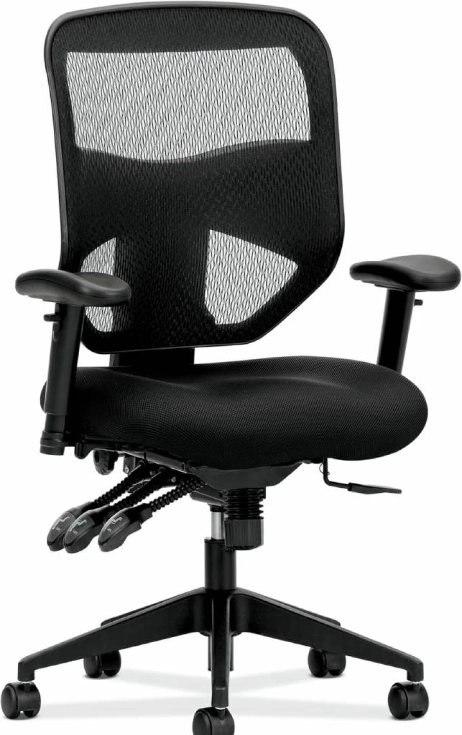 HON Prominent Ergonomic Office Chair with Adjustable Height, High Back Support, and Foot Rest for Comfortable Seating