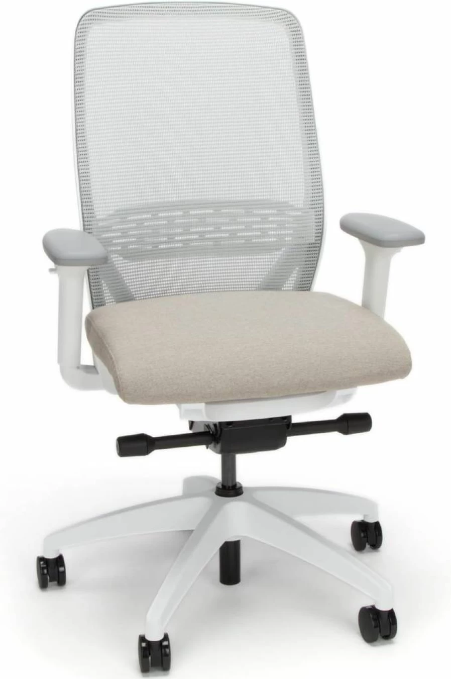 HON Nucleus Black Ergonomic Office Chair with Mesh Back, Synchro-Tilt Recline, Adjustable Lumbar Support & Armrests, Swivel Wheels for Home & Task Work